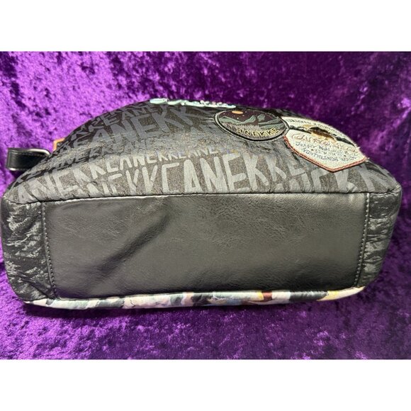 ANEKKE Shoulder Bag Nature Woods Black Eco Recycled Canada Map Crossbody - Picture 11 of 16